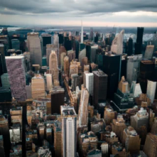New York Drone shot